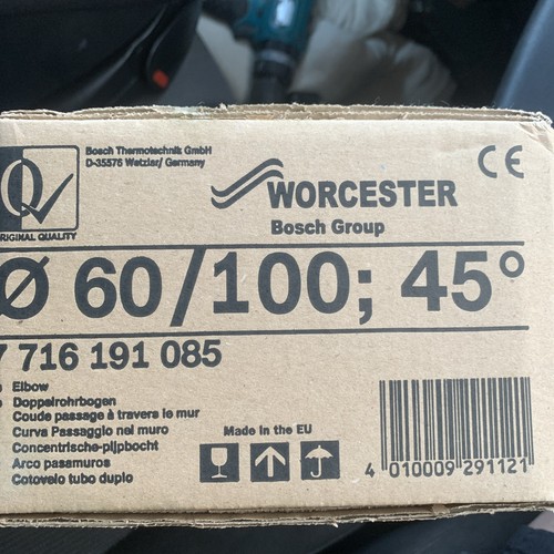 Worcester 7716191085 flue bend - 7716191085,