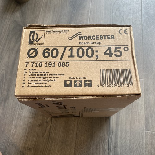Worcester 7716191085 flue bend - worcester,